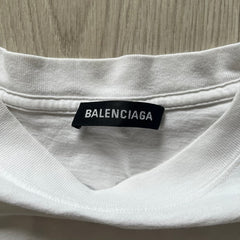 Balenciaga Back Logo Tee White