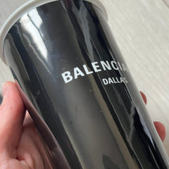Balenciaga Dallas Black Coffee Cup