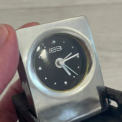 Balenciaga Metallic Travel Clock