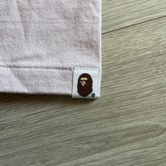 Bape By Bathing Ape Pink Tee
