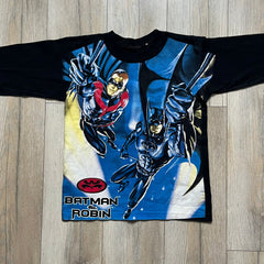 Batman & Robin 1997 AOP Promo Longsleeve Tee