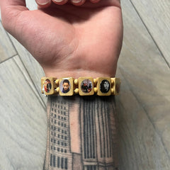 Bazo 1199 "Forever 27 Club" Beige Bracelet