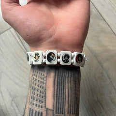 Bazo 1199 "Forever 27 Club" White Bracelet