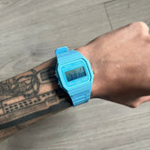 Casio F-91W "Blue Moon" Baby Blue Digital Watch