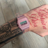 Casio F-91W "Bubble Gum" Pink Digital Watch