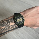 Casio F-91W "Forest Camo" Military Green Digital Watch