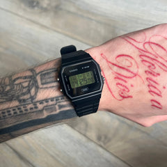 Casio F-91W "Matrix" Green & Black Digital Watch