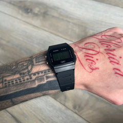 Casio F-91W "Matrix" Green & Black Digital Watch