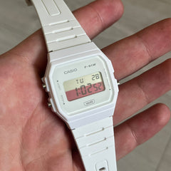 Casio F-91W "Poland" White Digital Watch