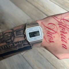Casio F-91W "Skeleton" Clear Digital Watch