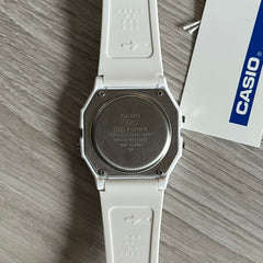 Casio F-91W "Trollface" White Digital Watch