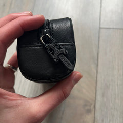 Chrome Hearts Black Leather Sunglasses Case