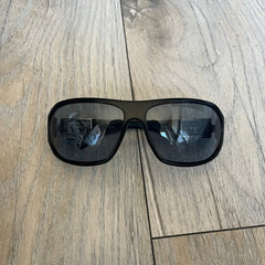 Chrome Hearts Hung Shield Black Sunglasses