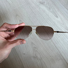 Chrome Hearts Aviator Stains Gold Sunglasses