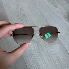 Chrome Hearts Aviator Stains Gold Sunglasses