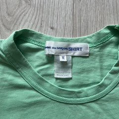 Comme des Garçons Basic Logo Green Tee