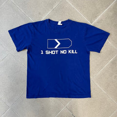 Counter Strike "1 Shot No Kill" Blue Tee