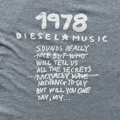 Diesel Music 1978 Gray Tee