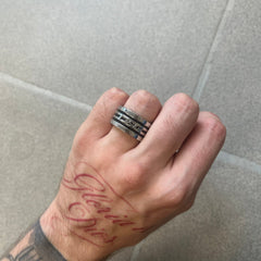 Dolce & Gabbana 2000's DJ0709 Stainless Steel Ring