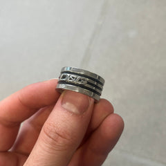 Dolce & Gabbana 2000's DJ0709 Stainless Steel Ring