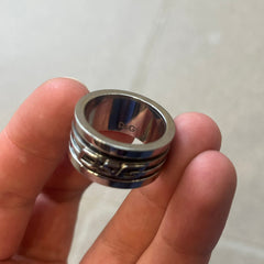 Dolce & Gabbana 2000's DJ0709 Stainless Steel Ring