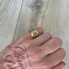 Dolce & Gabbana 2000's Gold Rings Set