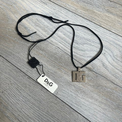 Dolce & Gabbana 2000's Overlap Logo Necklace