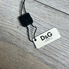Dolce & Gabbana 2000's Overlap Logo Necklace