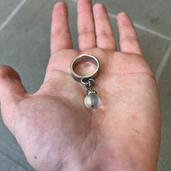 Dolce & Gabbana DJ0305 Pearl Charm Ring