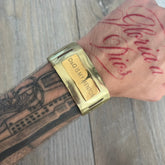 Dolce & Gabbana "D&G IS MY MENTOR" Gold Bracelet