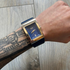 Dolce & Gabbana Navy & Silver Analog Watch