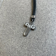 Dolce & Gabbana Pearl Red/Black Rosary Necklace