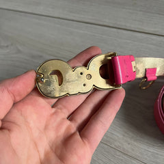 Dolce & Gabbana Pink and Gold Belt