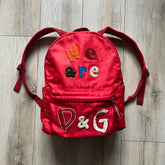 Dolce & Gabbana "We Are D&G" Red Backpack