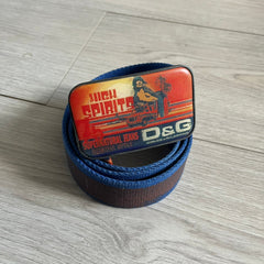 Dolce & Gabbana 'High Spirits' Material Belt