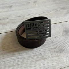 Dolce & Gabbana 'USA Flag' Leather Belt