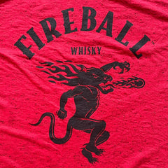 Fireball Whisky Red Tee