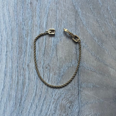 Givenchy Gold-Tone Vintage Rope Bracelet