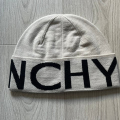 Givenchy Jacquard Logo Beanie Beige