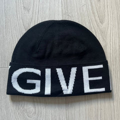 Givenchy Jacquard Logo Beanie Black