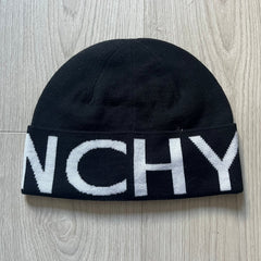 Givenchy Jacquard Logo Beanie Black