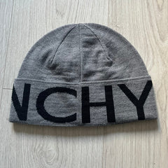 Givenchy Jacquard Logo Beanie Gray