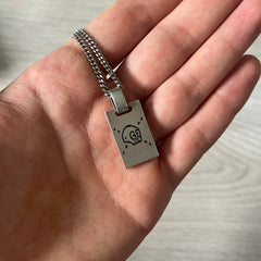Gucci Ghost Sterling Silver Necklace Pendant