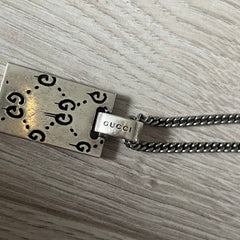 Gucci Ghost Sterling Silver Necklace Pendant