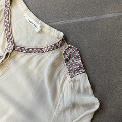 Isabel Marant Etoile Cream Embroidered Blouse