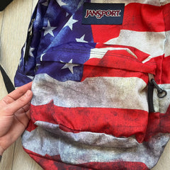 JanSport High Stakes Multi Grunge USA Backpack