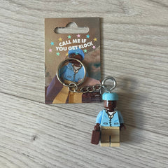 Lego Tyler The Creator Call me if you get Block Keychain