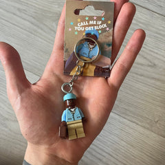 Lego Tyler The Creator Call me if you get Block Keychain