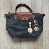 Longchamp x Jeremy Scott 2009 Medals Pliage Small Handbag