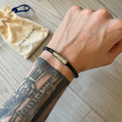 Louis Vuitton Keep It Bracelet Damier Graphite Canvas